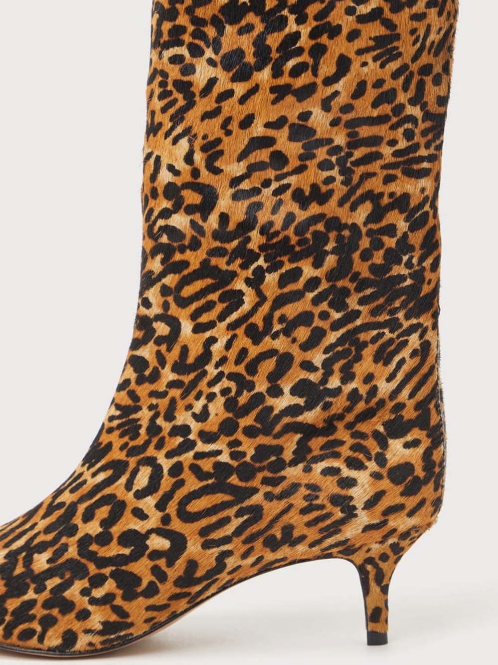 SCHUTZ Maryana Natural Calf Hair Leather Knee-High Boots - Picture 3 of 12